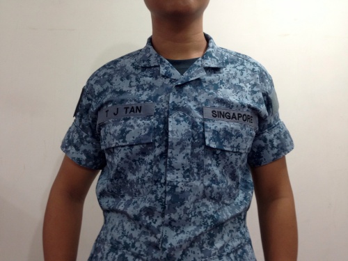 Finally get to wear the new uniform! 